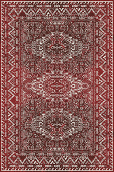 Dywan do salonu Agnella ONKO Czerwony LIDA