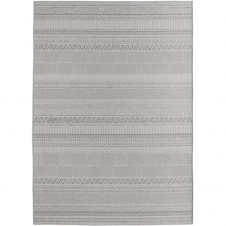 Dywan mata nowoczesny balkon, taras, patio ORNAMENTY Szary DESERT