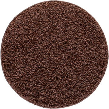 Dywan nowoczesny do salonu Shaggy Koło Brązowy SIMBA