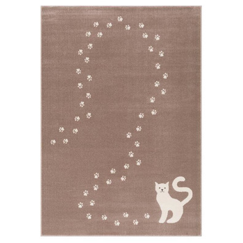 Dywan dziecięcy Agnella KOTEK Beż SOFT