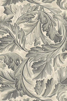 Dywan wełniany do salonu Agnella ACANTHUS Popiel Szary OPAL