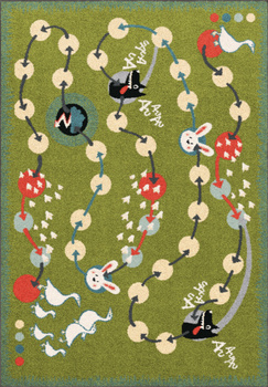 Dywan dla dzieci Agnella MYK Kiwi Zielony FUNKY TOP