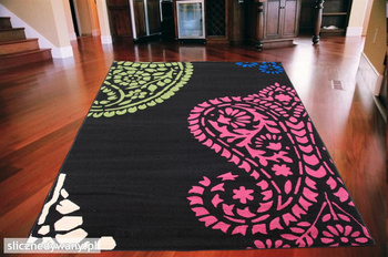 Dywan nowoczesny Ornament Black ALFA