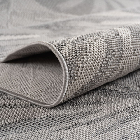 Dywan mata nowoczesny balkon, taras, patio ORNAMENTY Szary DESERT