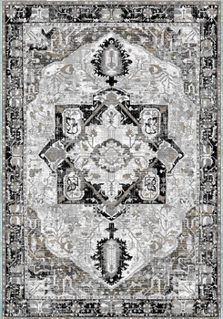 Dywan klasyczny do salonu Dywilan BARI 5 Szary ARDENA