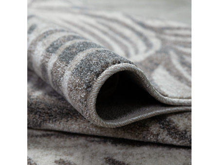 Dywan nowoczesny do salonu PAPROTKA 052 Beżowo Szary FIRUZE