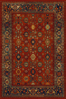 Dywan wełniany klasyczny do salonu Dywilan PARILLO Rubin OMEGA