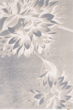 Dywan wełniany do salonu Agnella FLOWERS Beżowy OPAL