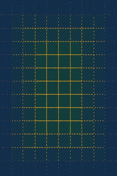 Dywan nowoczesny do salonu GRILLE Niebieski DREAM