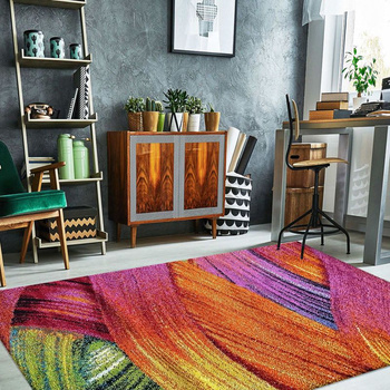 Dywan nowoczesny do salonu PASEMKA Wielokolorowy 11 PICASSO