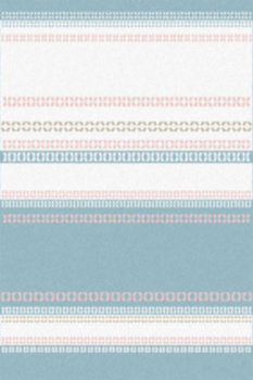 Dywan nowoczesny do salonu MIGO Niebieski SMOOTH