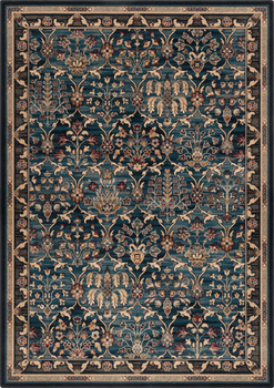 Dywan wełniany do salonu Agnella AMARA Szmaragd ISFAHAN