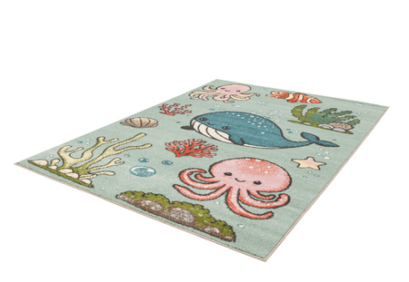 Dywan dla dzieci Agnella AQUARIO Miętowy FUNKY TOP