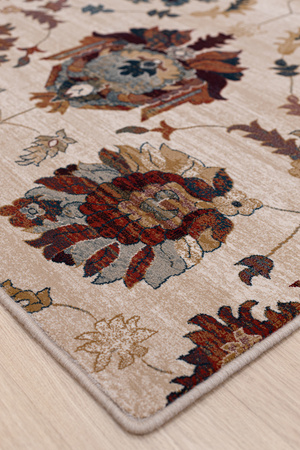 Dywan wełniany do salonu Dywilan LATICA Kremowy Kwadrat OMEGA