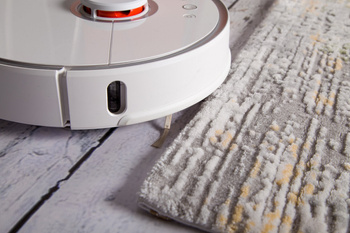 Dywan do salonu ekskluzywny akrylowy BIANCO Szary CLARRIS