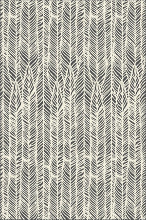 Dywan wełniany do salonu FEATHERS Grafit MAGIC