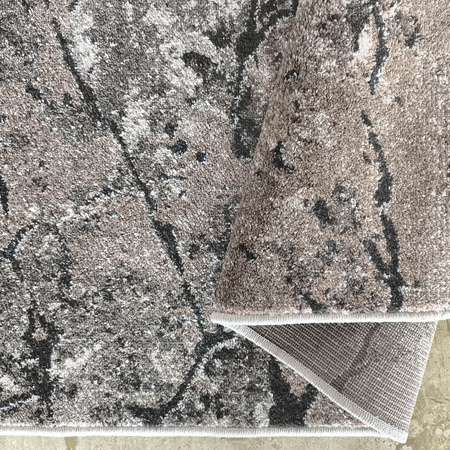 Dywan nowoczesny do salonu KRESKOWO 25 Brązowy PANAMERO