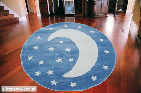 Dywan dziecięcy NOC Lazur Koło SOFT