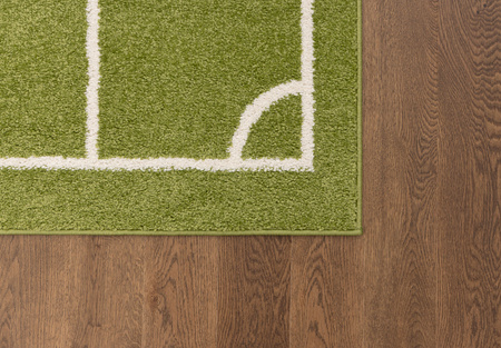 Dywan dla dzieci Agnella HOP Kiwi Zielony Boisko Piłka Nożna FUNKY TOP