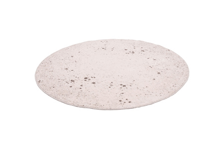 Dywan wełniany do salonu Agnella SEAN Alabaster Koło ISFAHAN M