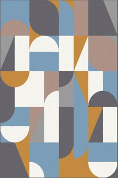 Dywan nowoczesny do salonu LIKOS Złoty SOFT