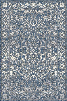 Dywan wełniany do salonu Agnella ANATO Navy Niebieski CALISIA