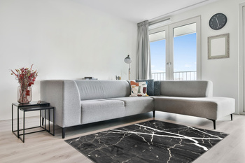 Dywan nowoczesny do salonu BLACKY Antracyt SOFT SHRINK