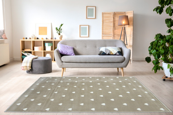 Dywan nowoczesny do salonu SERCA Beż SOFT