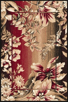 Dywan nowoczesny do salonu DATURA Bordo OPTIMAL