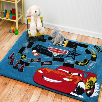Dywan dziecięcy Zygzak McQUEEN Niebieski 06 BELLA Kids