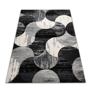 Dywan nowoczesny do salonu KARO Szary ALFA NEW IDEA