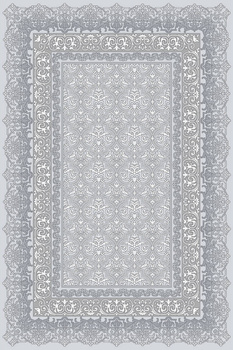 Dywan klasyczny do salonu Dywilan TAL 3 Szary ROMA