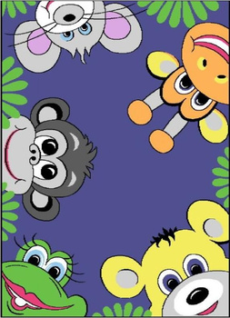 Dywan dziecięcy Agnella TIG Granat CANDY