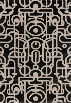 Dywan nowoczesny do salonu Agnella MANILO Antracytowy LUSH SHRINK