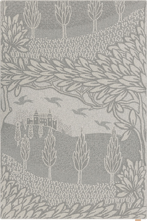 Dywan wełniany do salonu Agnella HILLCREST Szary NOBLE