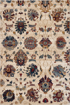 Dywan wełniany do salonu Dywilan LATICA Kremowy OMEGA