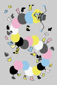 Dywan dziecięcy IWO Czerń CANDY