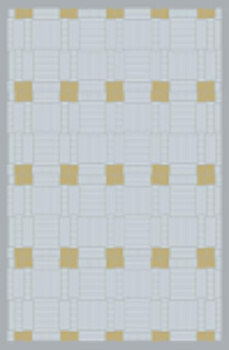 Dywan nowoczesny do salonu LILO Biały METEO