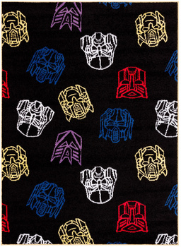 Dywan dziecięcy TEAMWORK Czerń TECH