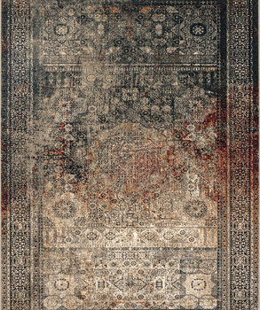 Dywan wełniany klasyczny na korytarz Dywilan MAMLUK Szmaragdowy Chodnik OMEGA