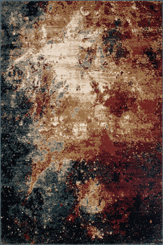 Dywan wełniany nowoczesny do salonu Dywilan MIA Red OMEGA