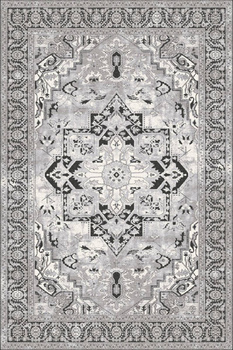 Dywan wełniany do salonu Agnella LUNA Szary CALISIA