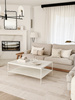 Dywan wełniany do salonu Agnella BRUSH LINES Beżowy HOUSE LOVES