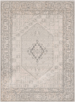 Dywan wełniany do salonu Agnella WEAW Popielaty ISFAHAN M