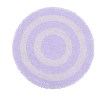 Dywan nowoczesny do salonu Agnella LILA liliowy różowy fioletowy Koło LUSH