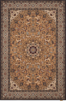 Dywan wełniany do salonu Agnella DAMORE Miedziany CALISIA