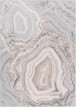 Dywan wełniany do salonu EFEZ Popielaty MAGIC