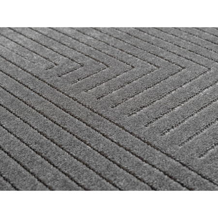 Dywan nowoczesny do salonu, patio, werandę, balkon, taras ASMO Szary 3D NOVA