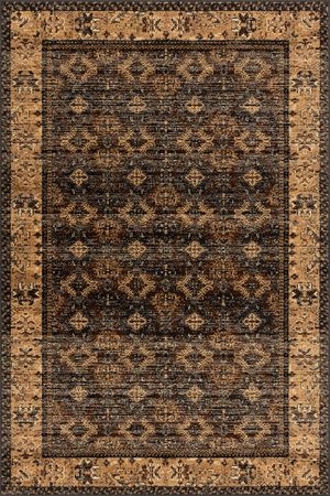 Dywan nowoczesny do salonu FD Agnella KADIR Czarny STANDARD