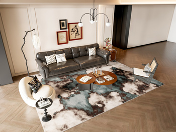 Dywan do salonu Agnella FD PRIMAVERA Malachit Zielony LIDA